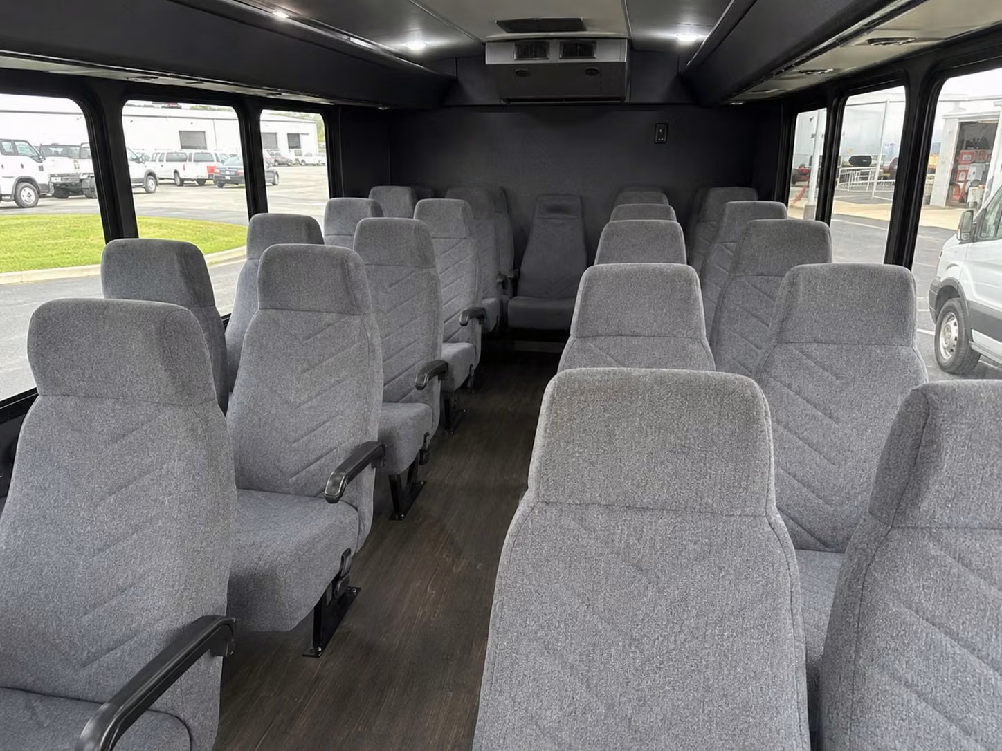 15 passenger minibus interior
