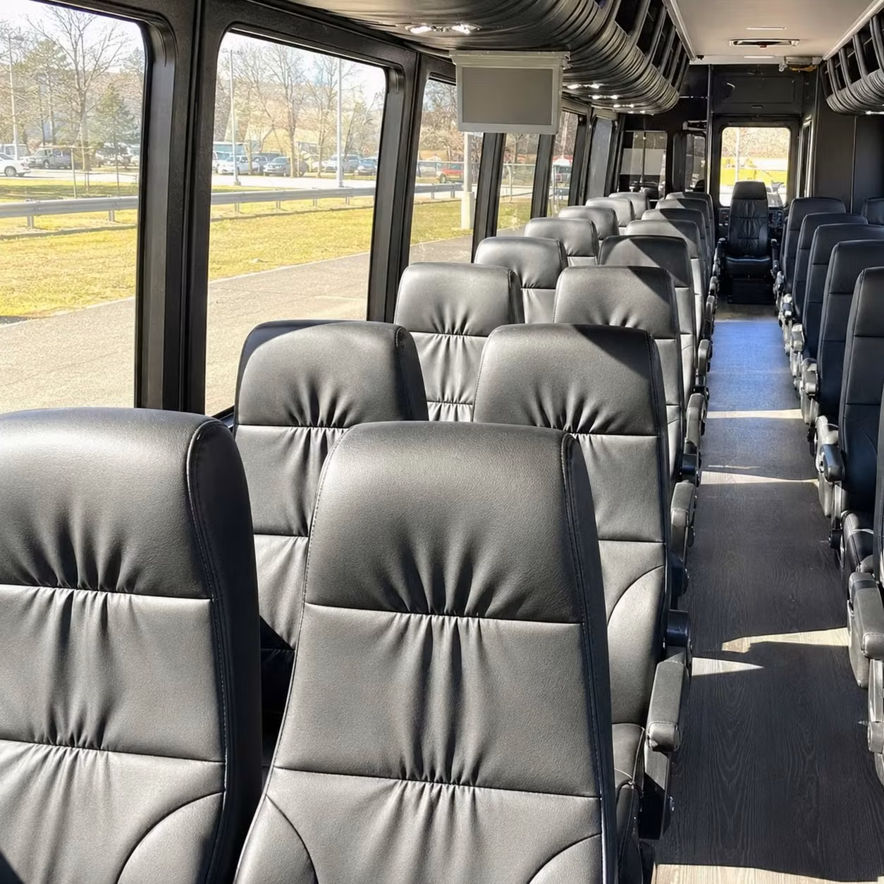 25 passenger minibus interior