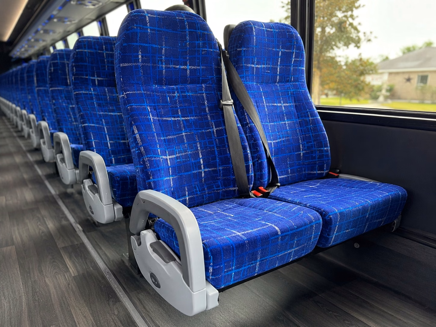 lexington charter bus interior
