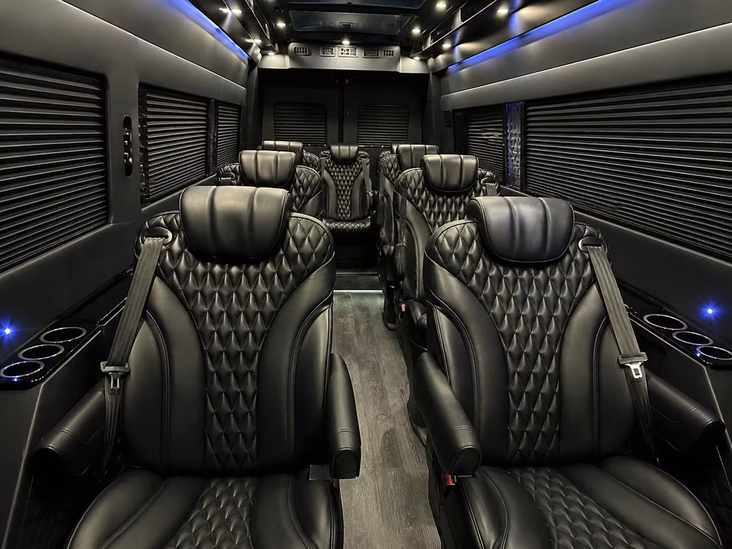sprinter van with driver inside