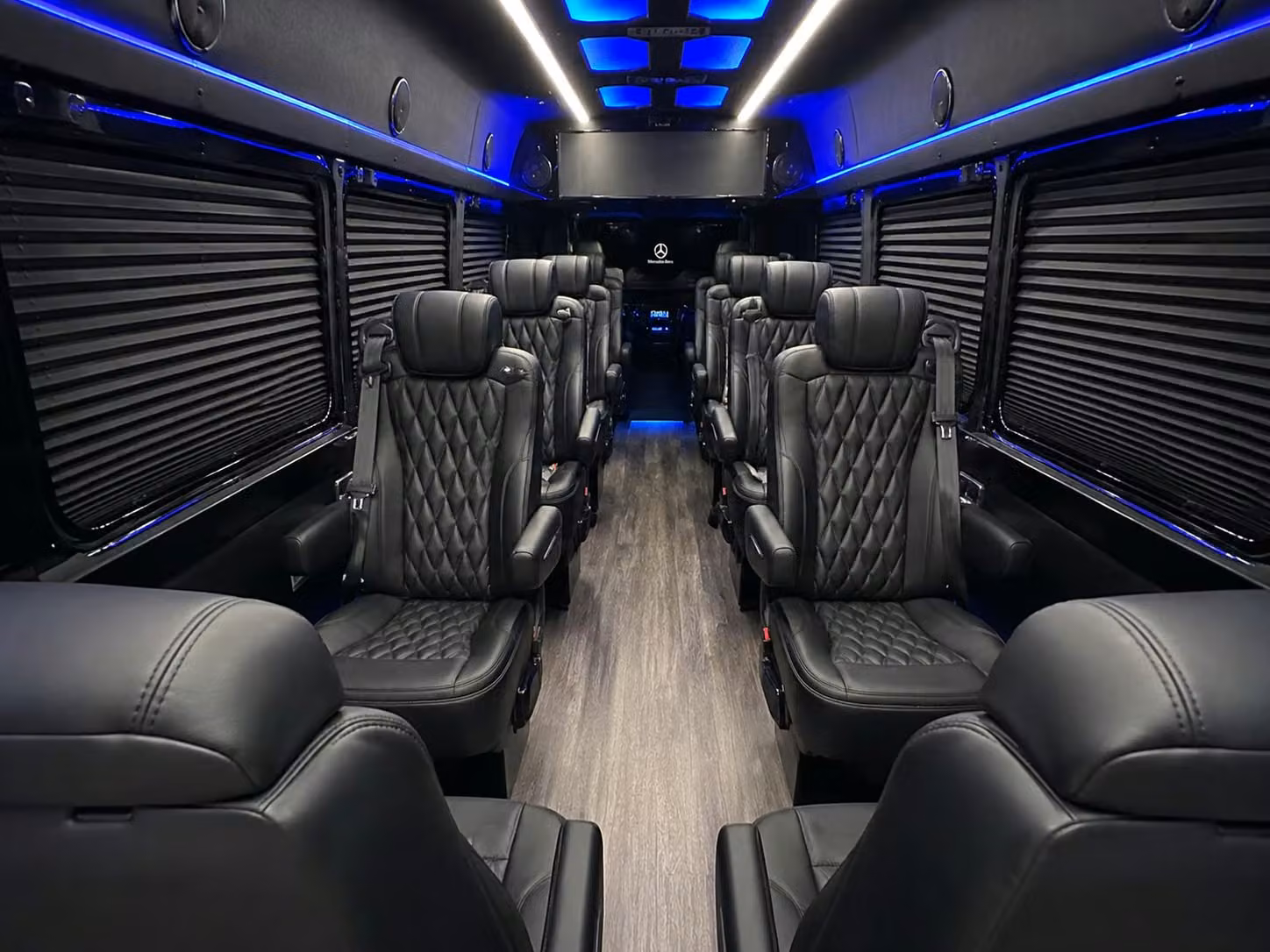 sprinter van with driver interior